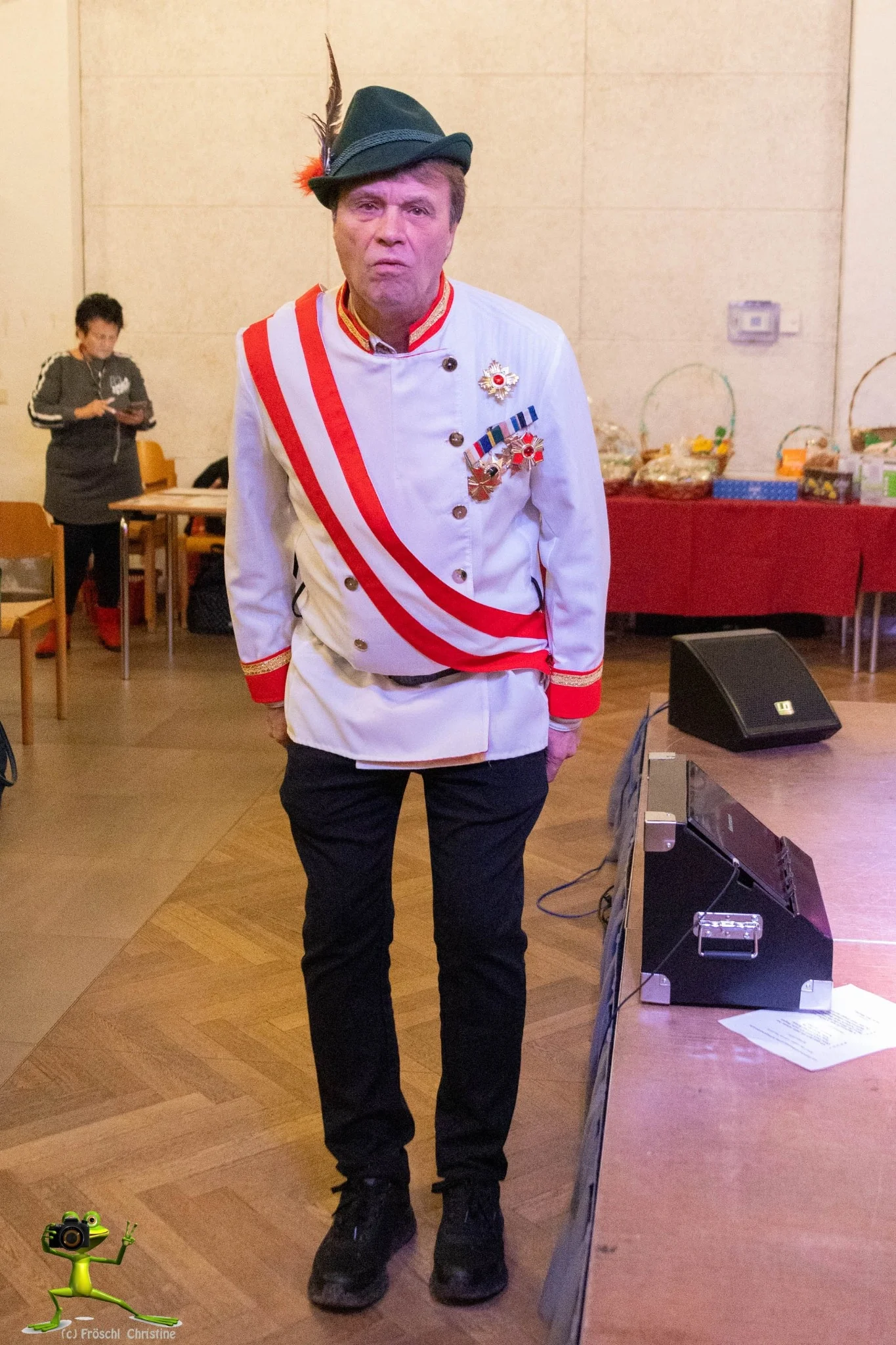 The Kaiser from Austria during a special appearance