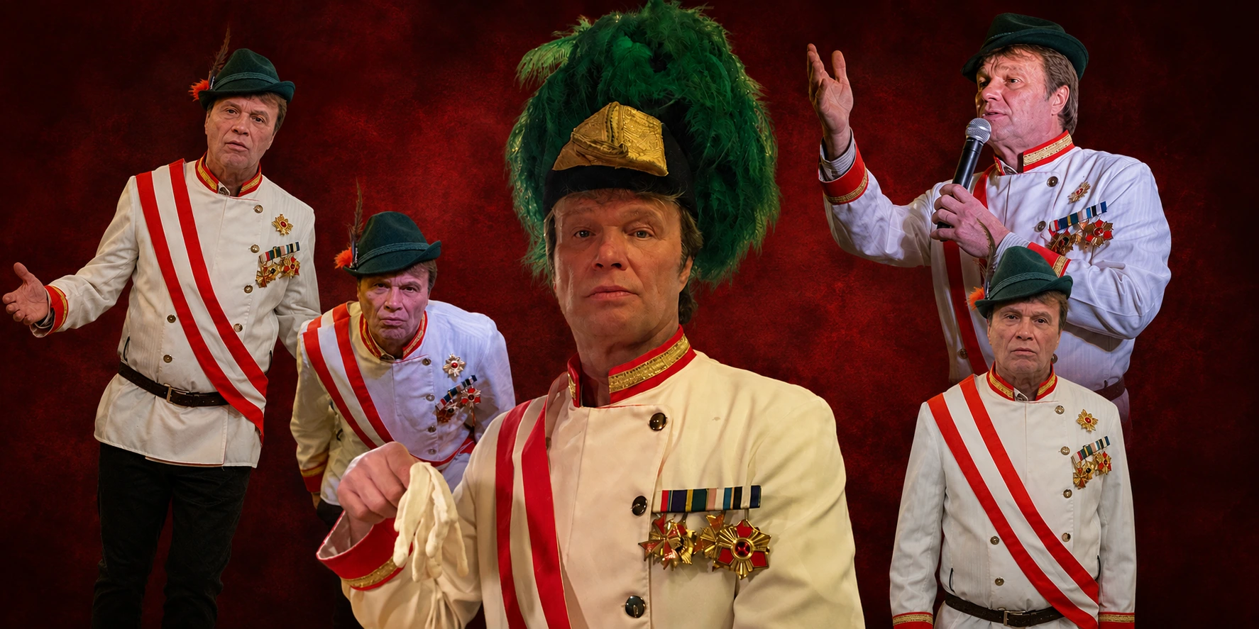 Thomas Hetlinger as The Kaiser from Austria