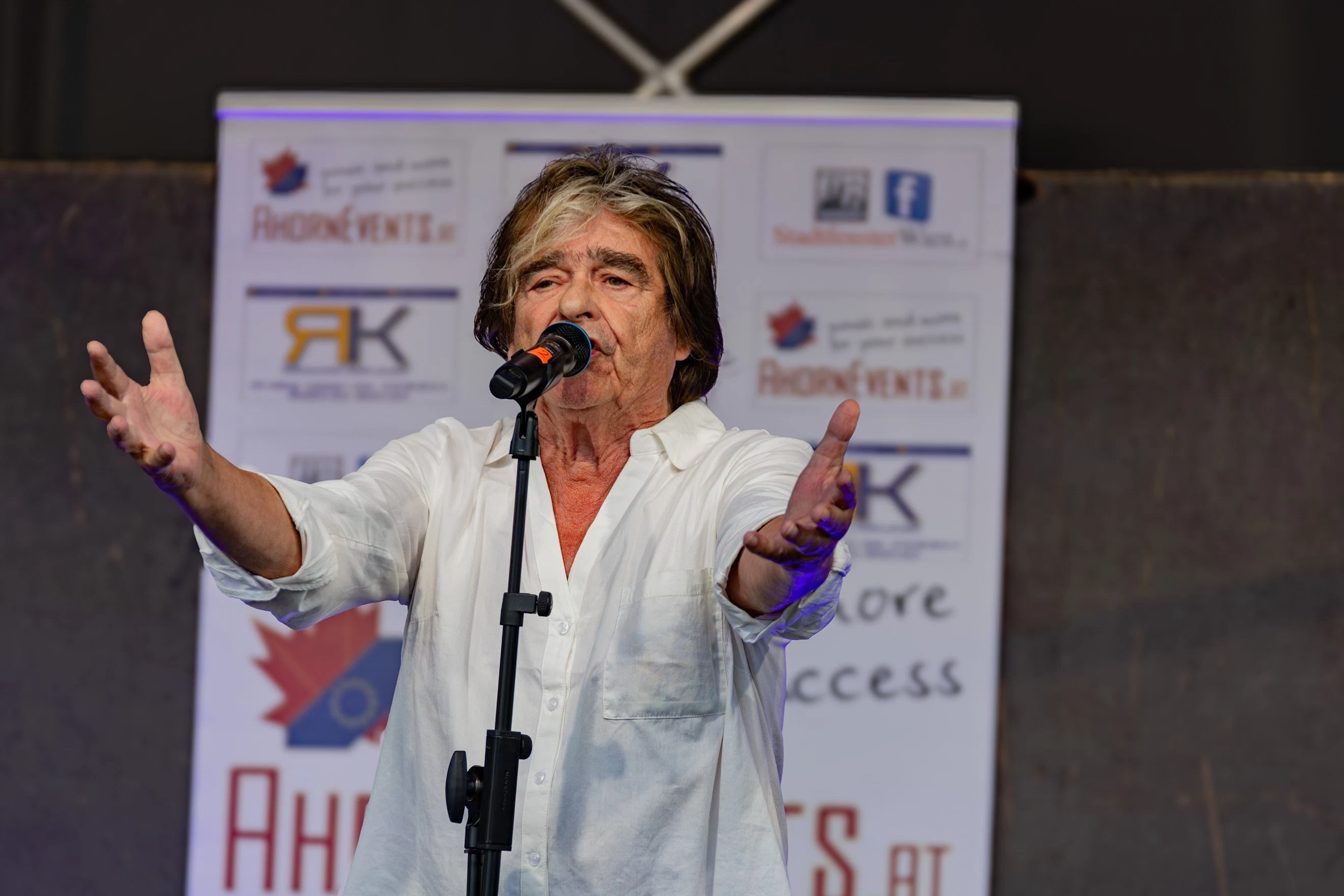 Peter Kent during a concert